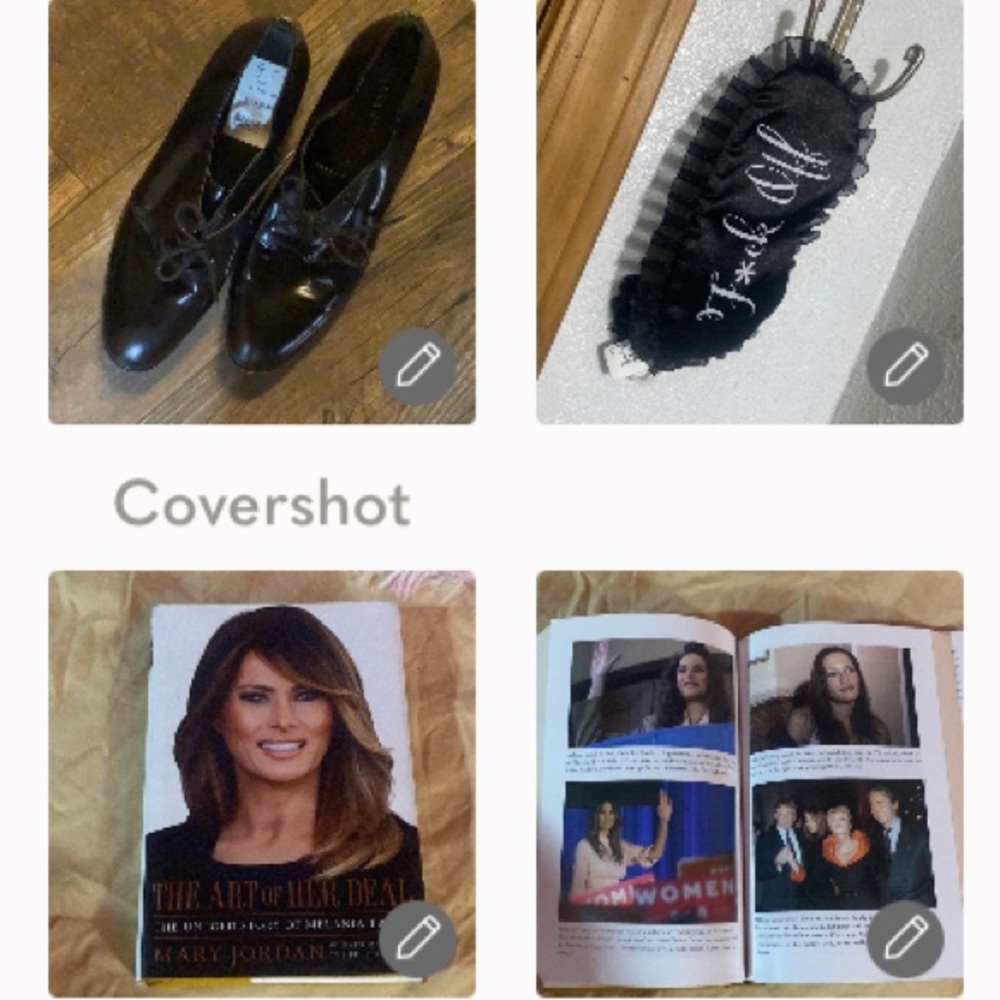 IVANKA leather 8.5 ITEMALE & Melania TRUMP book 341p